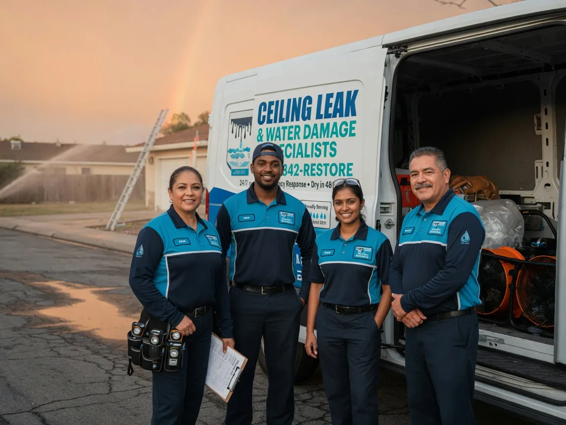 Ceiling Leak Cleanup company in Cologne, MN
