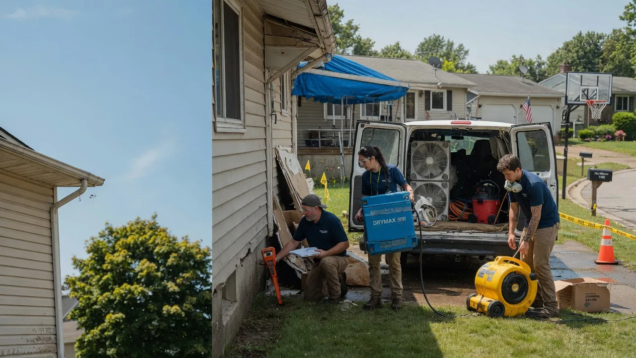 Ceiling Leak Cleanup in Cologne, MN near me